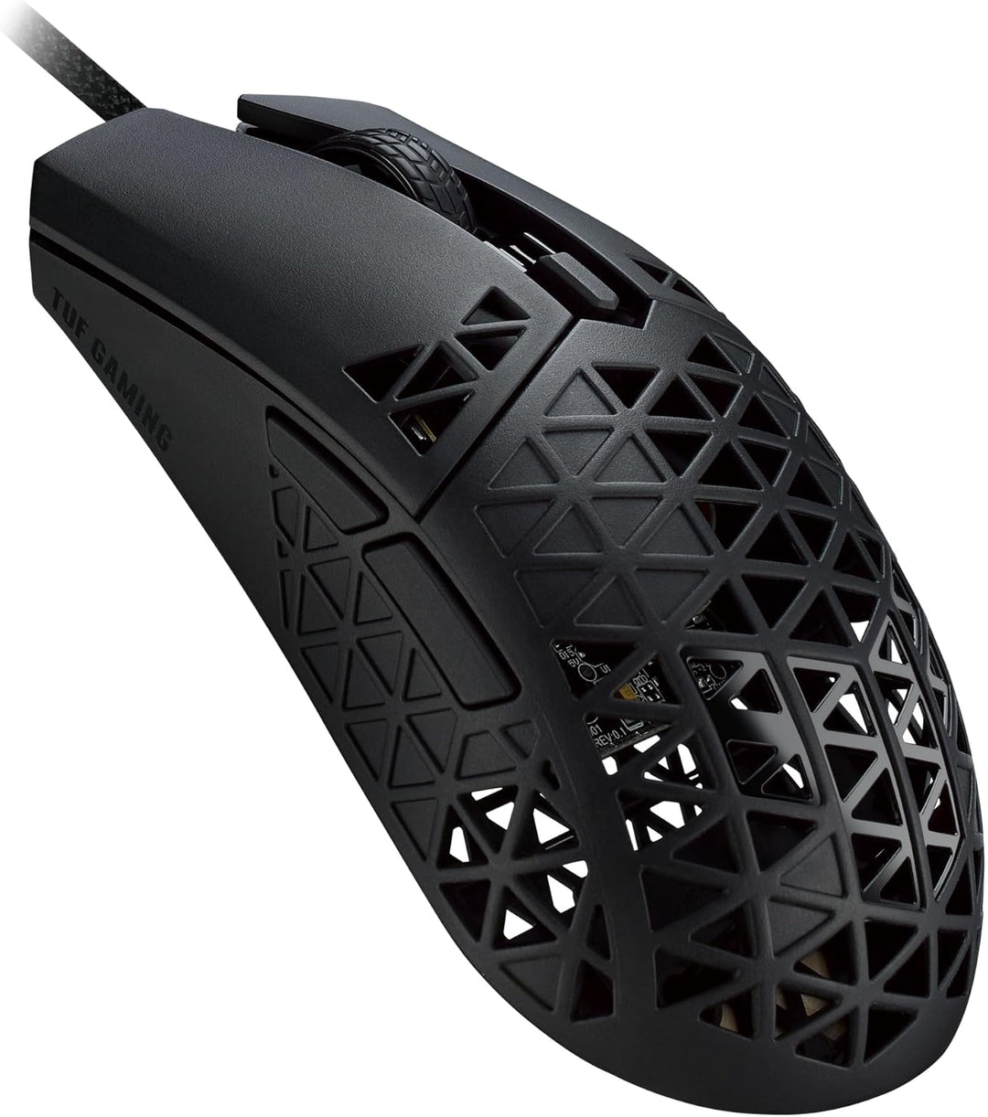 ASUS TUF Gaming M3 Maus (kabelgebunden, RGB, 7000-dpi-Sensor, programmierbare Tasten, Aura Sync) sch