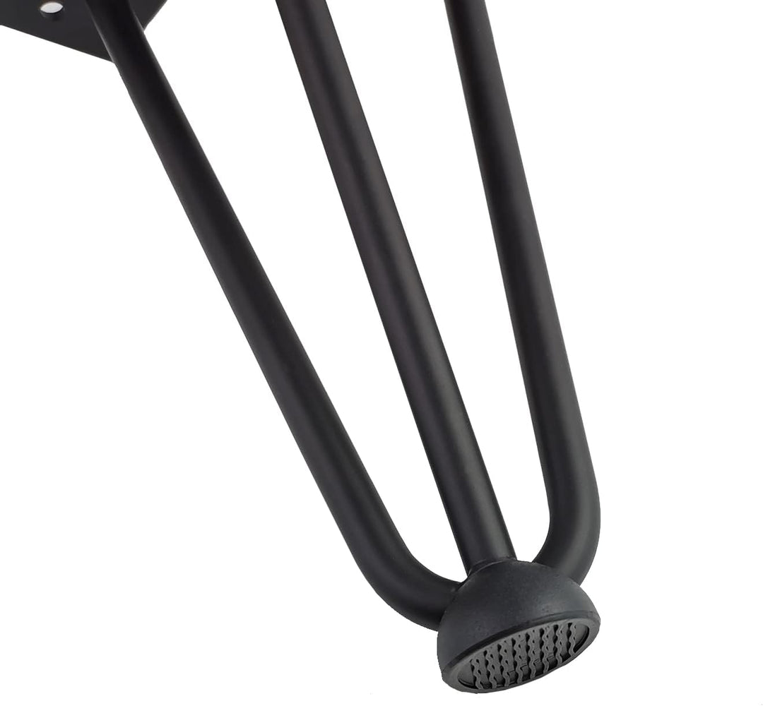 Qrity Haarnadel Tischbeine, 3-Stangen Haarnadel Füsse, DIY Black Hairpin Couchtisch Beine Heavy Duty