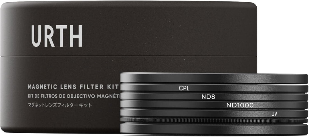 Urth 55mm Magnetisches UV, Polfilter (CPL), ND8, ND1000 Filter Kit (Plus+), 55mm magnetisch