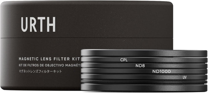 Urth 55mm Magnetisches UV, Polfilter (CPL), ND8, ND1000 Filter Kit (Plus+), 55mm magnetisch