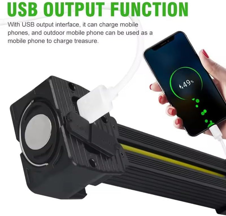 BigKing Posing Lampe Magnet, Magnetic Gym Lamp mit USB-Ladung, 4 Lichtmodi, Wasserdicht &amp; Dimmer für