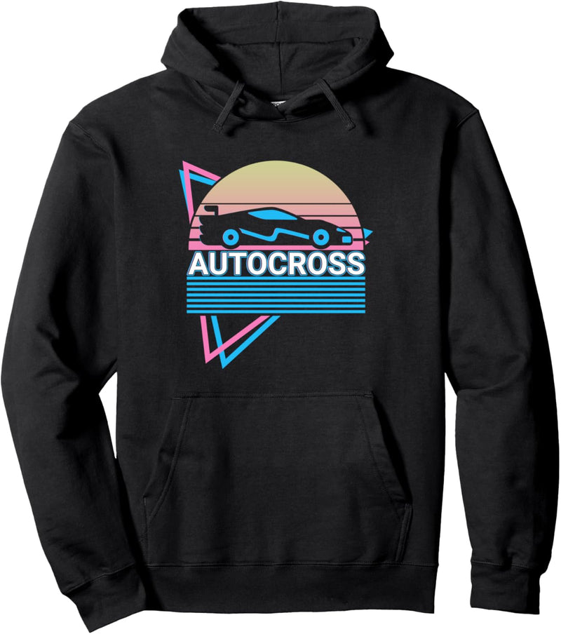 Autocross Retro Pullover Hoodie