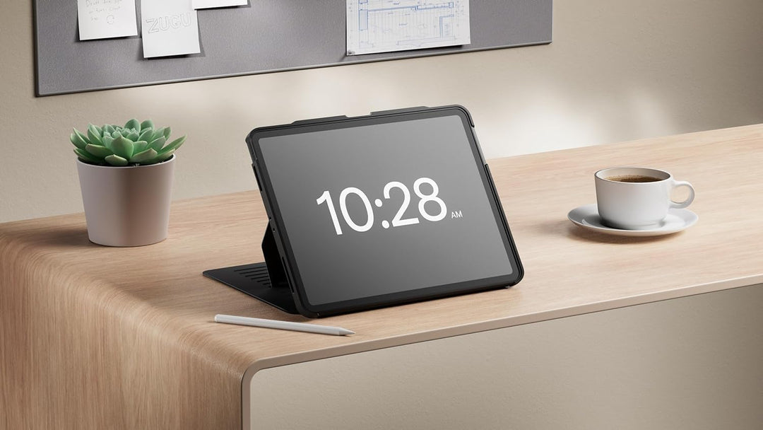 Zugu iPad Air Hülle 13 Zoll M2 2024 / iPad Pro 12.9 (3rd/4th Gen), schlanke Schutzhülle 10 Winkel-St