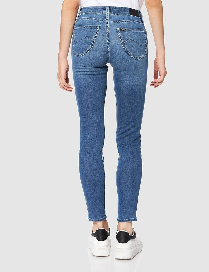 Lee Damen Scarlett Jeans' Jeans 32W / 33L Blau (Light Mid), 32W / 33L Blau (Dark Eve)