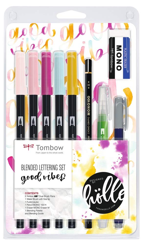 Tombow BS-FH2 Blended Lettering Set Good Vibes, 1 Stück (1er Pack)