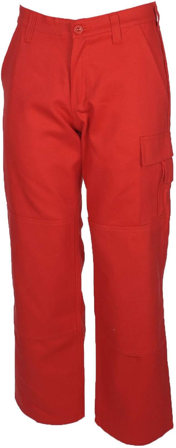 KÜBLER QUALITY DRESS Arbeitshose weiss, Grösse 44, Herren-Arbeitshose aus Baumwolle, Arbeitshose mit