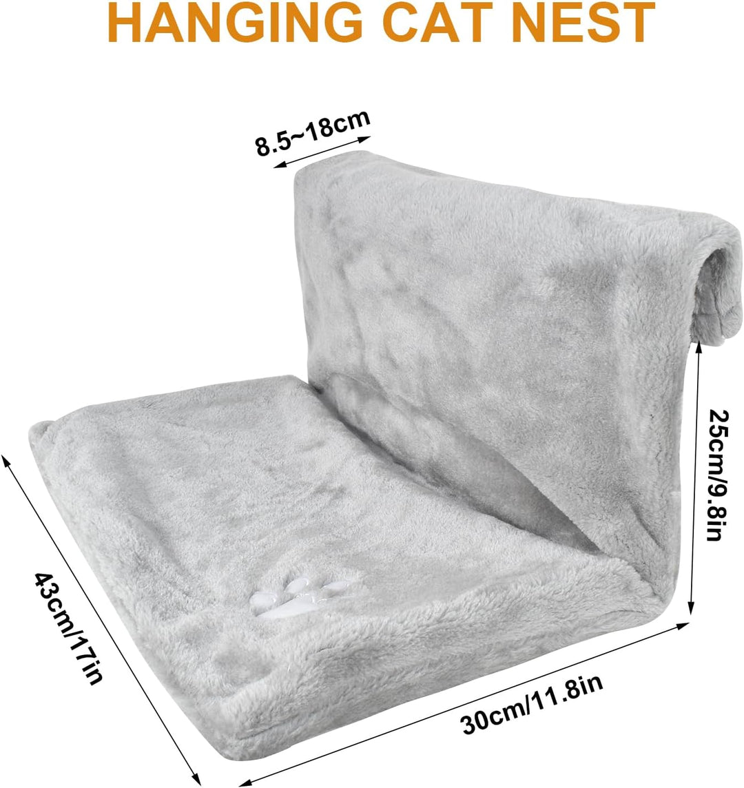 Katzenliege für Heizung, Hängeliege Hängematte, Heizkörperliege Liege Katze, Katzenheizungsliege mit