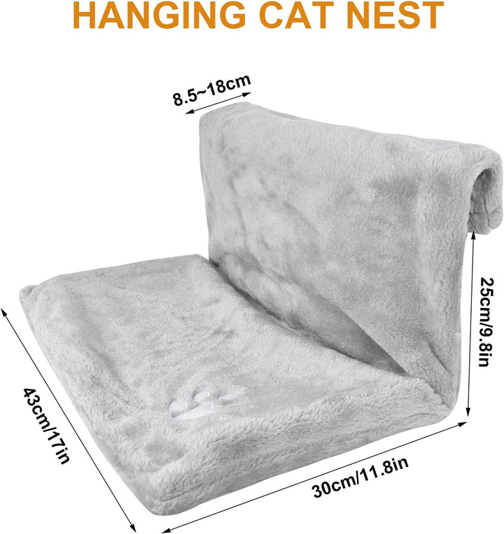 Katzenliege für Heizung, Hängeliege Hängematte, Heizkörperliege Liege Katze, Katzenheizungsliege mit