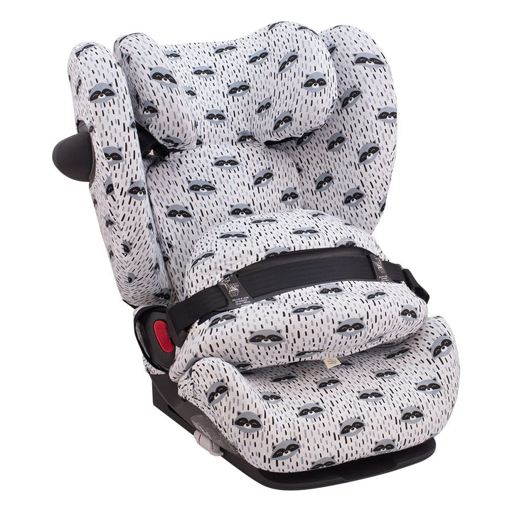 JYOKO KIDS Bezug Kompatibel mit Cybex Pallas G I-SIZE (Bezug Pallas G, RACCOON) Bezug Pallas G RACCO