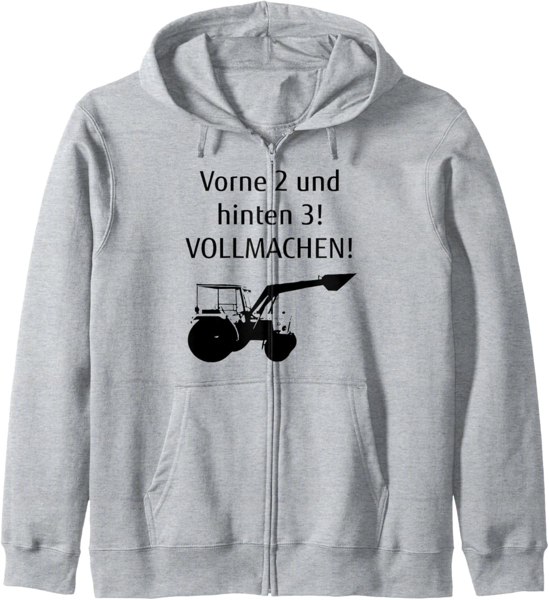 Vorne 2 und hinten 3! Vollmachen! Bauer Hermann Kapuzenjacke