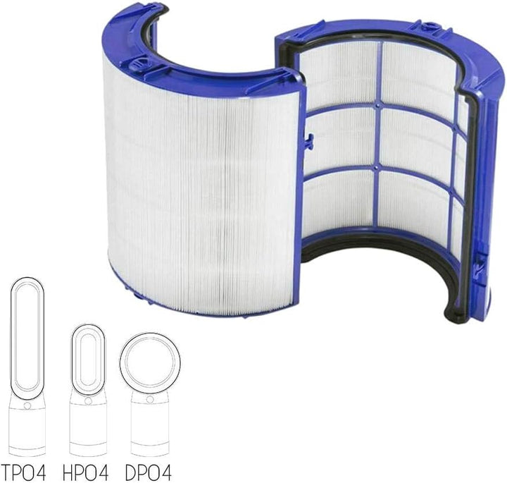 5x Trade-Shop HEPA Filter Ersatz + Aktivkohlefilter für Dyson Pure Cool TP04 TP05 HP04 HP05 DP04 DP0