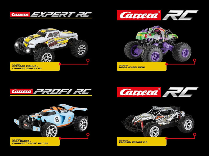 Carrera RC Profi Crawler I Ferngesteuerter Crawler mit Allradantrieb &amp; Metalgetriebe I Proportionale