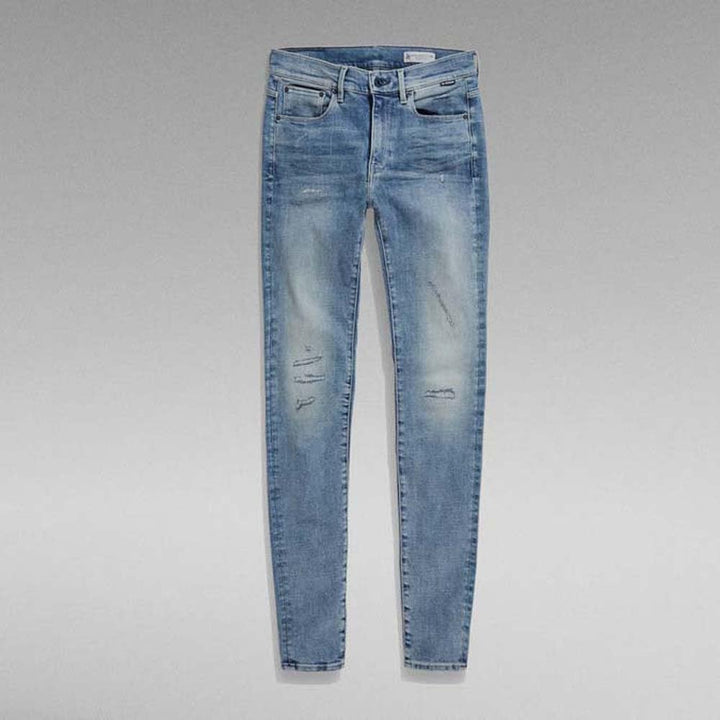 G-Star Damen 3301 Skinny Jeans 24W / 30L Blau (Lt Indigo Aged Restored D05175-c051-d295), 24W / 30L