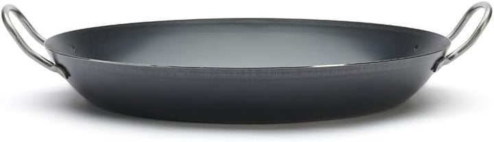 De Buyer 'La Lyonnaise' Paella-Pfanne, Stärke: 1,5 mm, blau, Diamètre 37 cm, Diamètre 37 cm