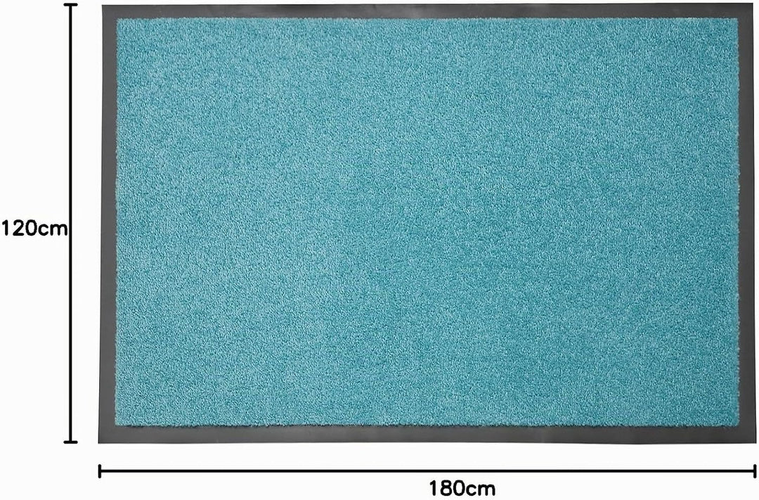 Floordirekt Schmutzfangmatte Monochrom | Fussmatte in 10 Grössen &amp; 8 Farben | Türmatte für innen &amp; a