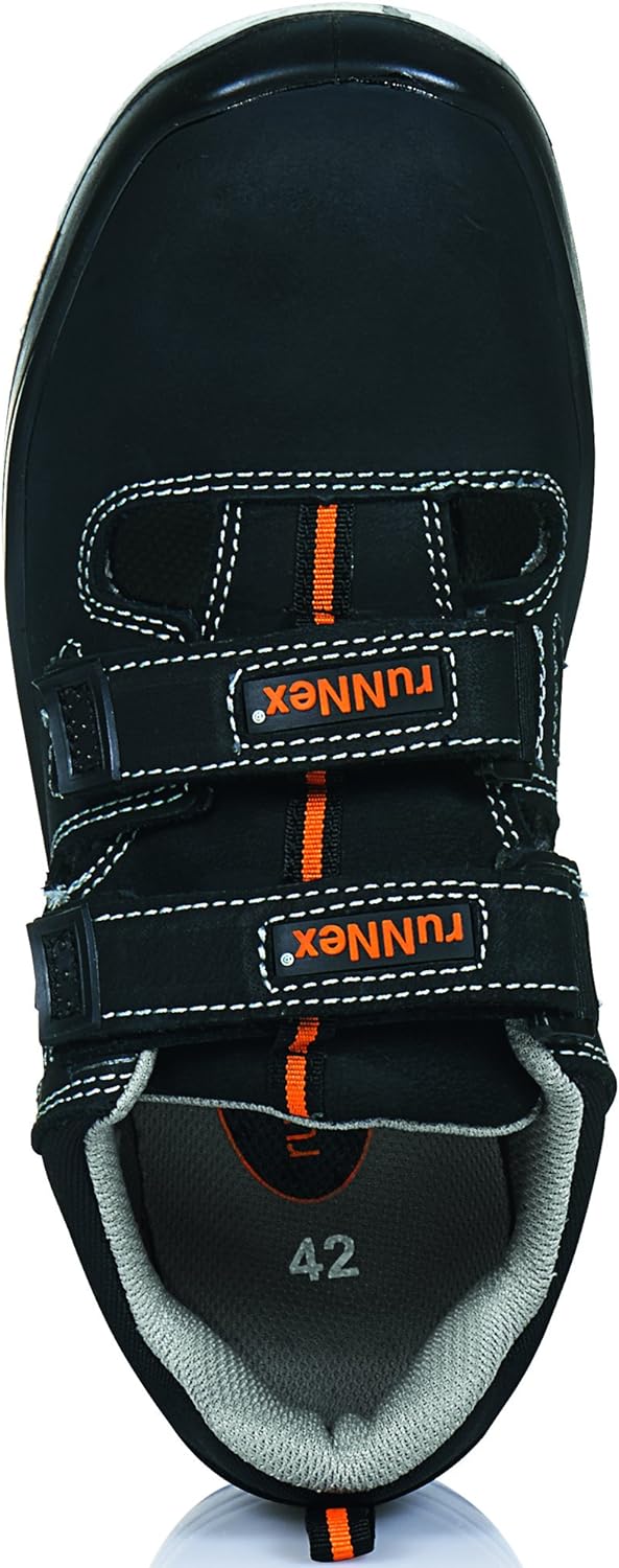 Runnex Sicherheitssandale S1 Team Star Sommer Arbeitsschuhe, 50, 5100 50 EU, 50 EU