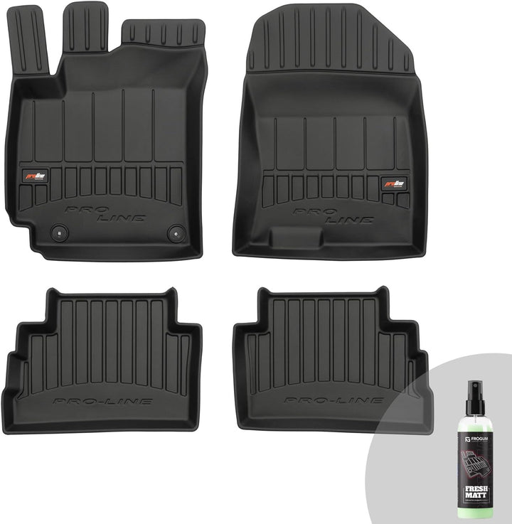 FROGUM ProLine 3D Gummimatten Exklusiven Auto Fussmatten Autofussmatten für Hyundai Kona ab 2017 | D