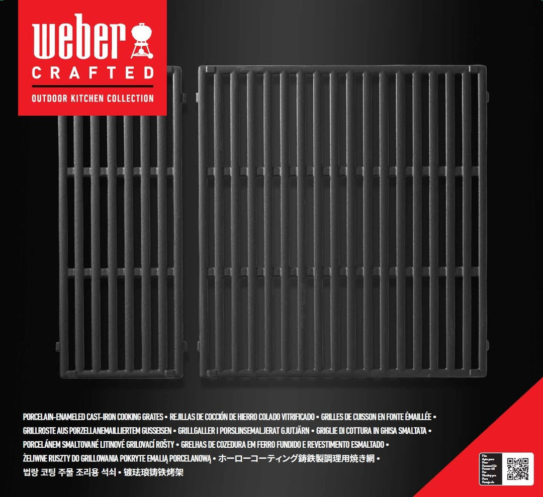 Weber Crafted Grillroste, passend für Spirit 300 Serie, SmokeFire EX4 - EPX4, Searwood 600, zweiteil