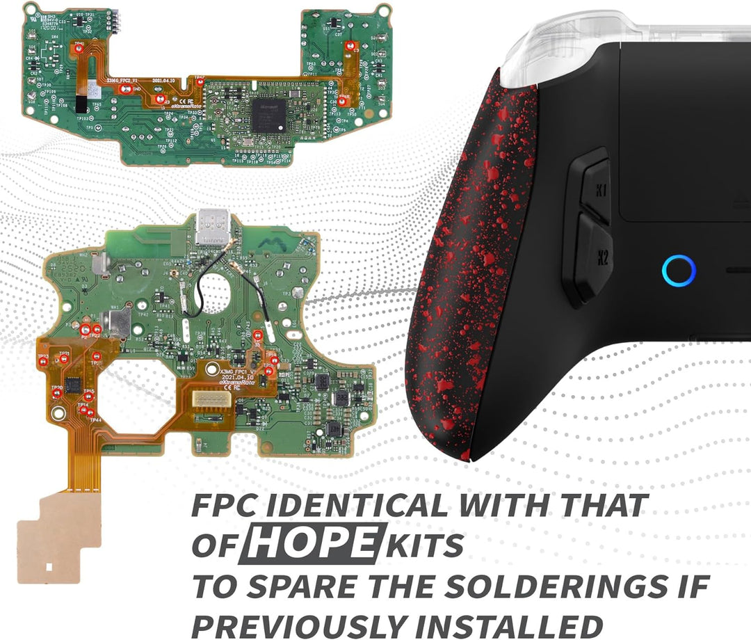 eXtremeRate Konfiguriertes Victor X Remap Kit für Xbox Series X/S Controller,6 Remap Profile&Rücken