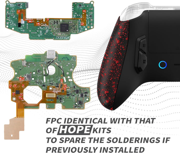 eXtremeRate Konfiguriertes Victor X Remap Kit für Xbox Series X/S Controller,6 Remap Profile&Rücken