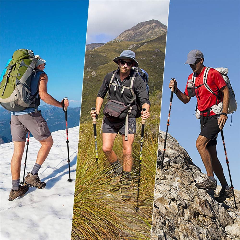 FitTrek Wanderstöcke Kork - Walking Stöcke - Trekkingstöcke Teleskop - Nordic Walking Stock Verstell