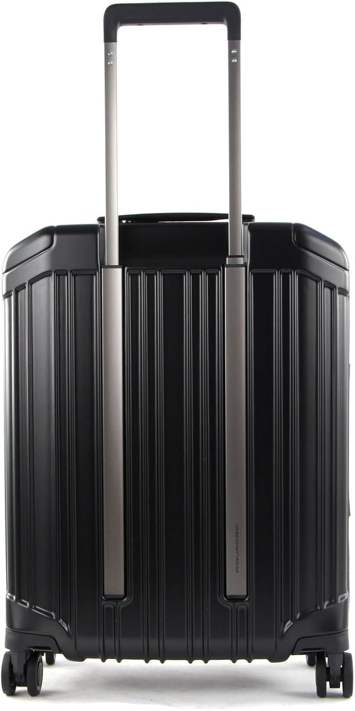 Piquadro PQ-Light - Ultra Slim 4-Rollen-Kabinentrolley 55 cm Schwarz, Schwarz, Schwarz, Schwarz
