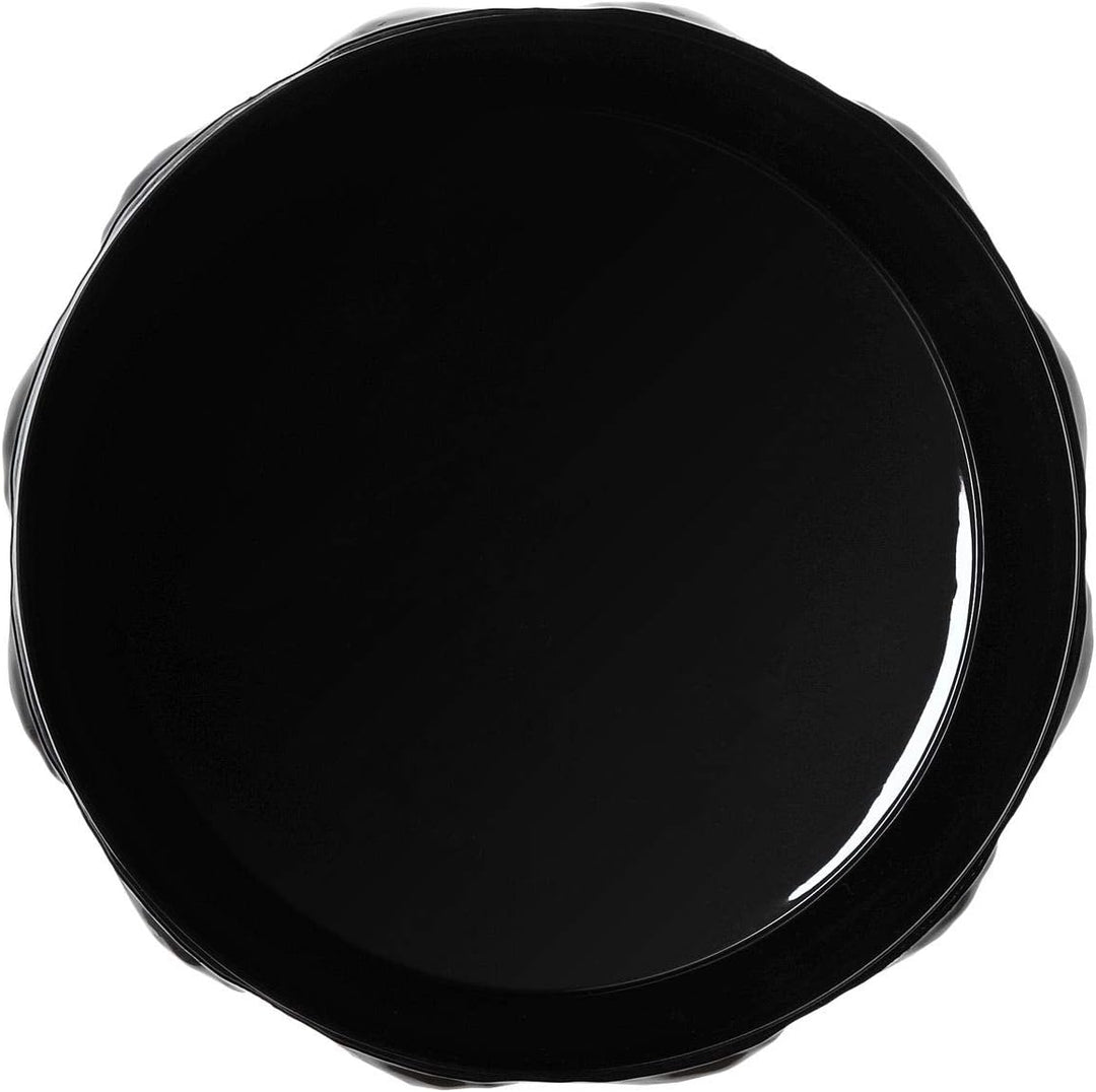 Kartell 1225E6 Vase Matelasse, 30 x 23 cm, glänzend schwarz, Schwarz