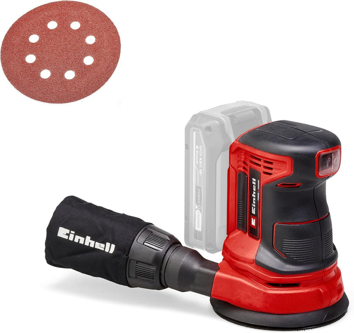 Einhell Akku Exzenterschleifer TE-RS 18 Li Solo Power X-Change (Lithium Ionen, 18 V, Schleifteller-Ø
