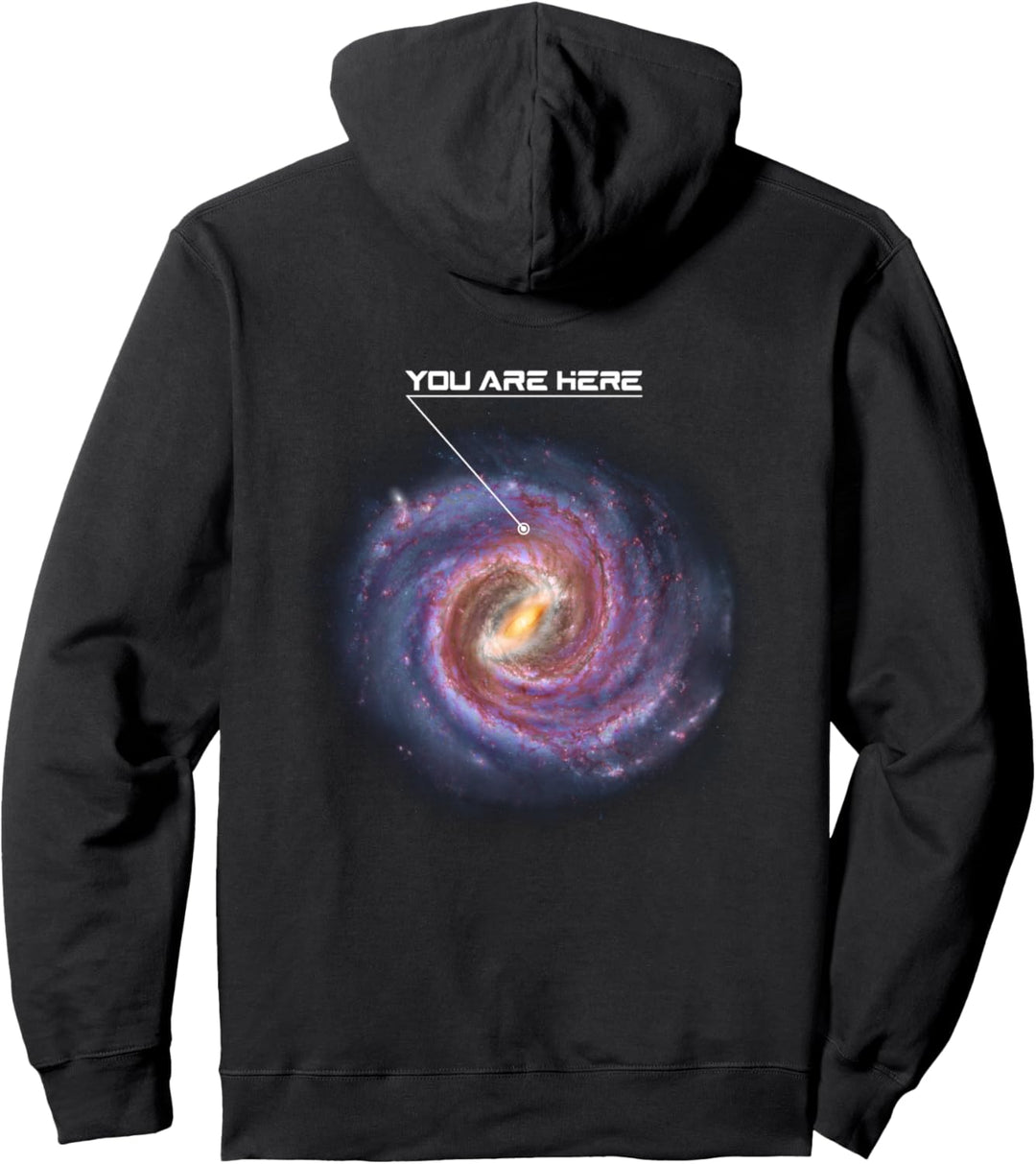 You Are Here – Astronomy Milchstrasse Sonnensystem Galaxy Space Pullover Hoodie