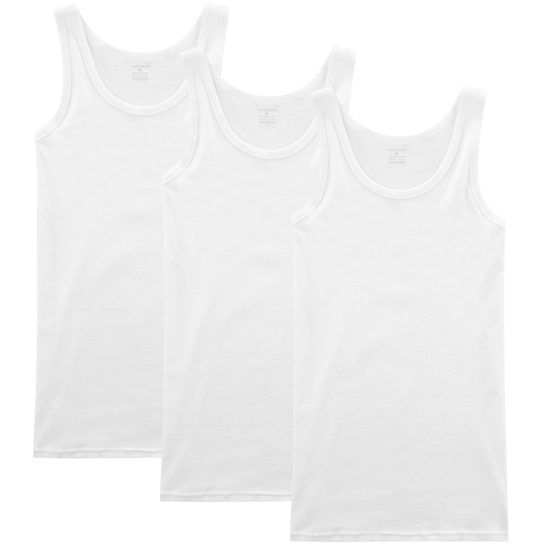 NUOZA 3/5er Pack Unterhemd Herren Tank Top Viele Farben 100% Hochwertige Baumwolle Schrumpft Nicht V