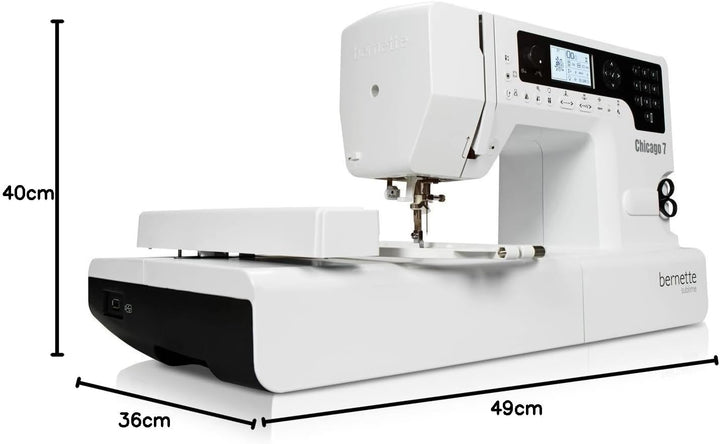 Bernette Chicago 7 Nähmaschine und Stickmaschine mit 200