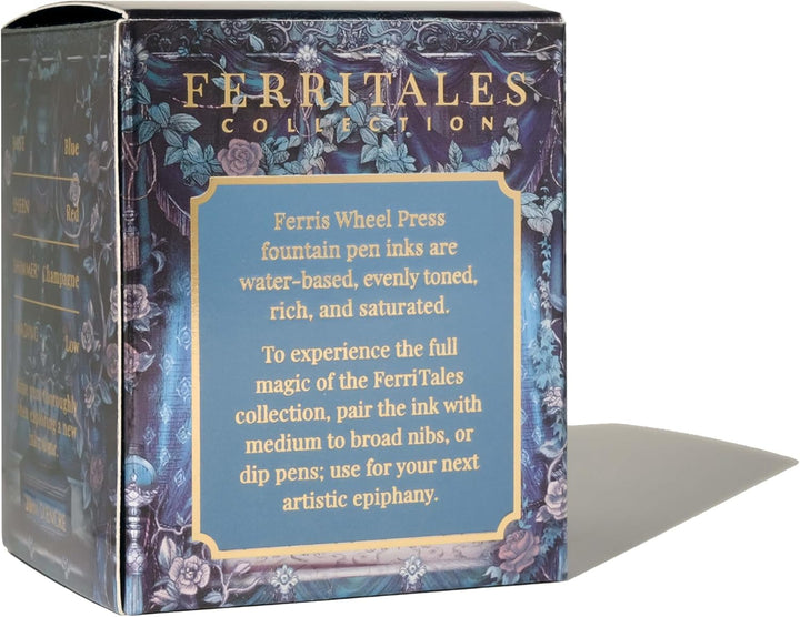 Ferris Wheel Press Fountain Pen Ink | FerriTales Collection | Lapis Lullabies Blue with Champagne Sh