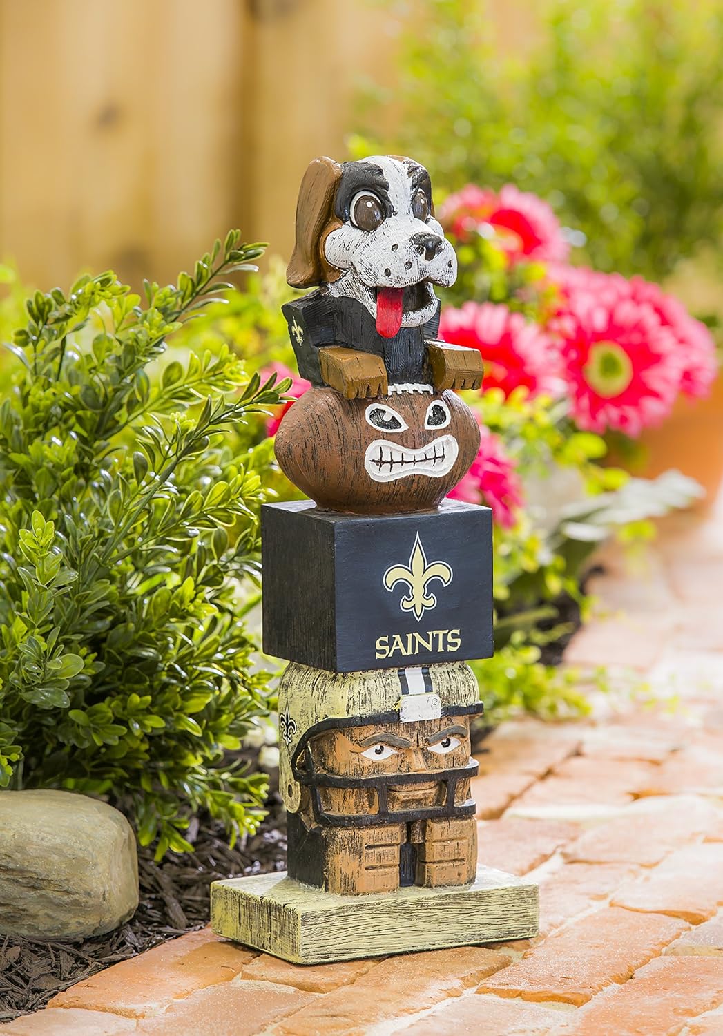 Team Sports America NFL Unisex NFL Tiki Totem New Orleans Saints 41 cm New Orleans Saints, New Orlea