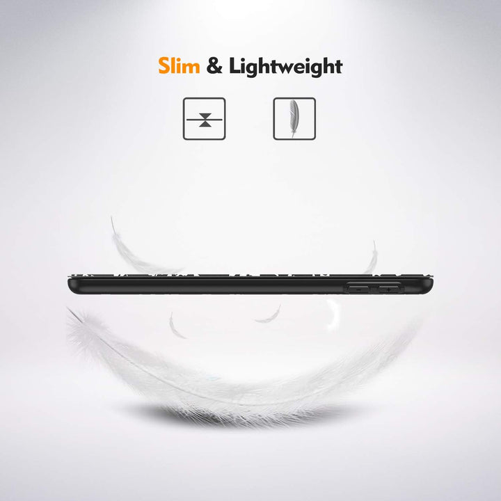 Fintie SlimShell-Schutzhülle für iPad 8. Generation 2020 und 7. Generation 2019, 10,2 Zoll. Mit eing