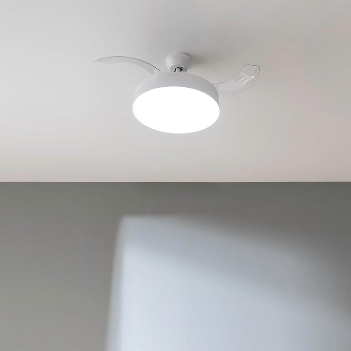 Cecotec Deckenventilator EnergySilence Aero 4280 Invisible White, 106 cm | Integrierte Lampe, 3 Lich