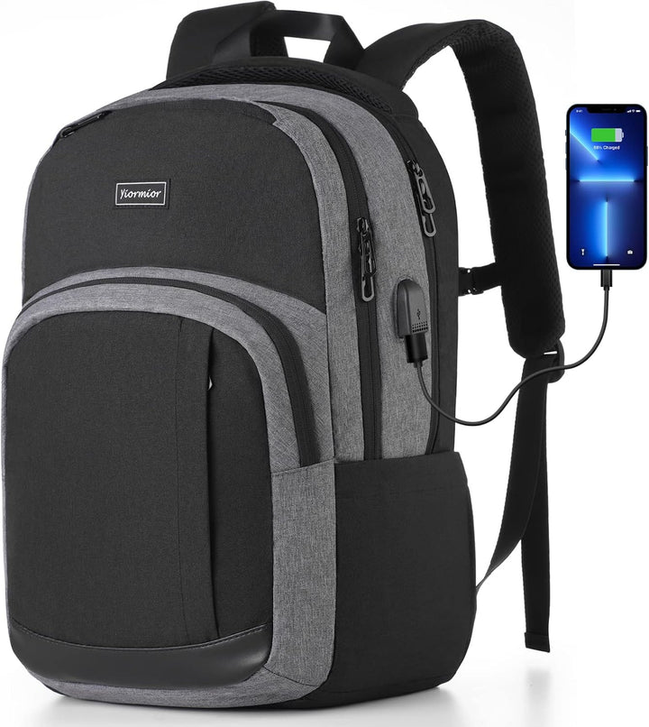 Schulrucksack Jungen Mädchen Teenager, Rucksack Herren Damen Daypacks für 15.6 Zoll Laptop Rucksack