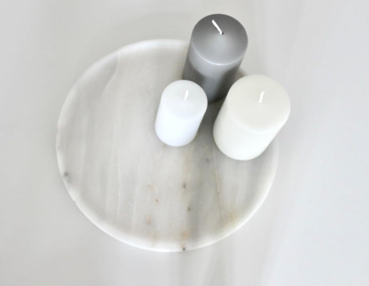 Marmor Tablett (Creme), Creme