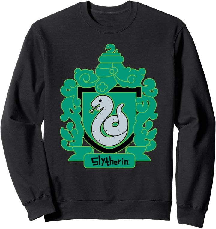Harry Potter Chibi Slytherin Crest Sweatshirt
