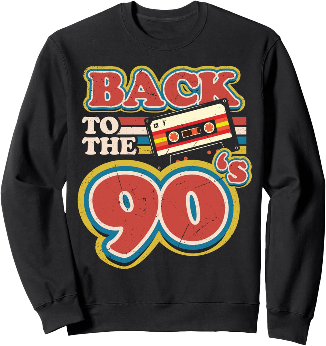 90er Jahre Outfit | Back to the 90s Retro Party Karneval Sweatshirt