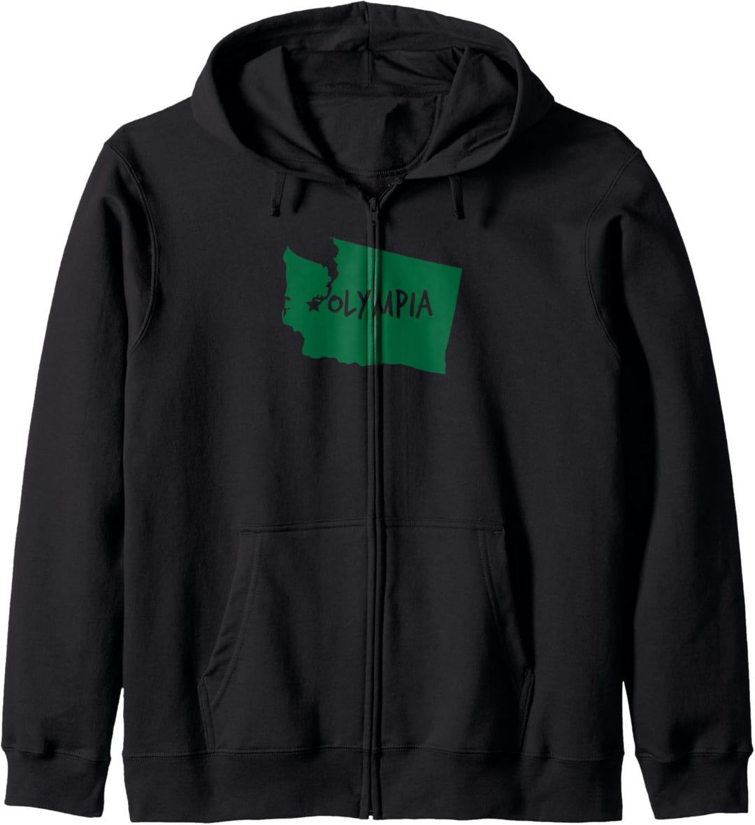Bundesstaat Washington Hauptstadt Olympia Urlaub Souvenir Kapuzenjacke