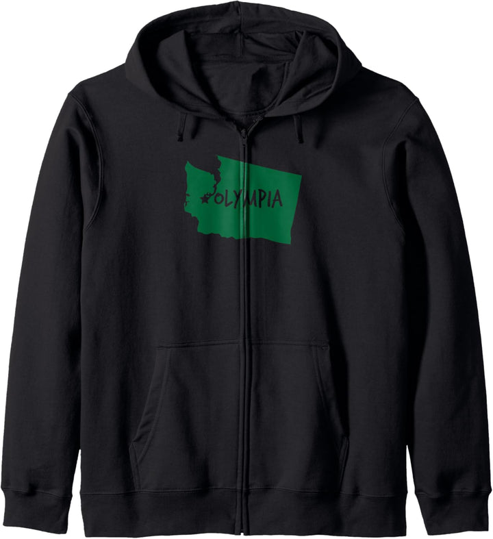 Bundesstaat Washington Hauptstadt Olympia Urlaub Souvenir Kapuzenjacke