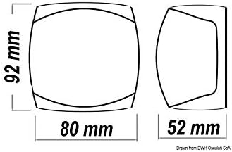 Osculati Sphera III Navigationslicht 112,5°rechts INOX grün Derecha, Derecha