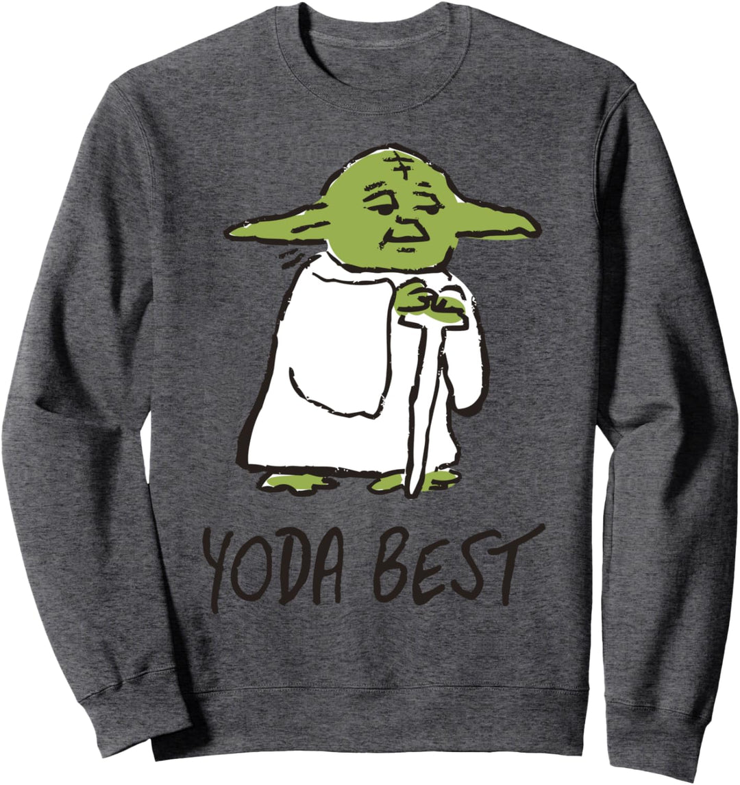 Star Wars Yoda Best Portrait Sketch Sweatshirt