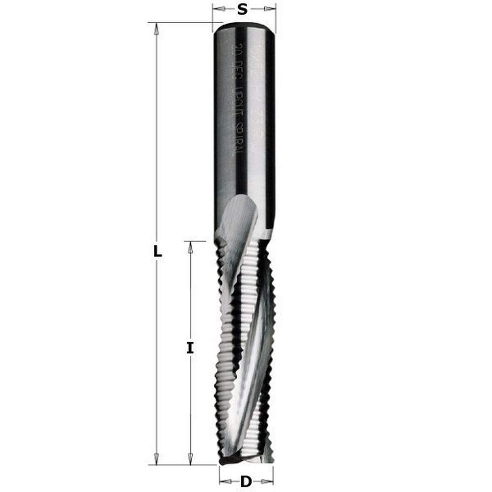 CMT Orange Tools 195.082.11 Helical – Erdbeere Z3/R pos. d 8 x 42 x 90 HWM DX