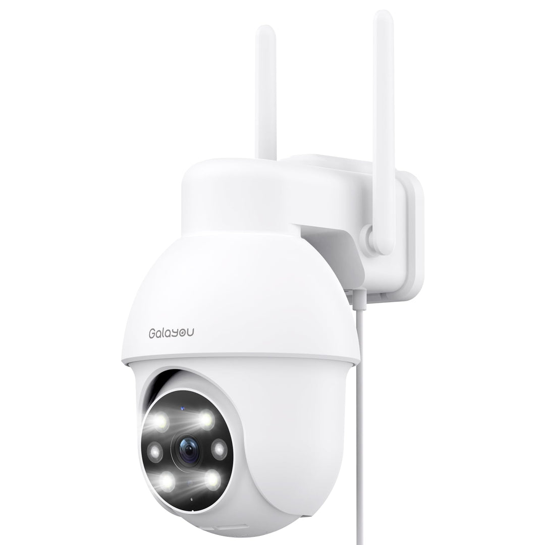 2K Überwachungskamera Aussen,GALAYOU PTZ Outdoor WLAN IP Kamera überwachung aussen, WiFi Dome Camera
