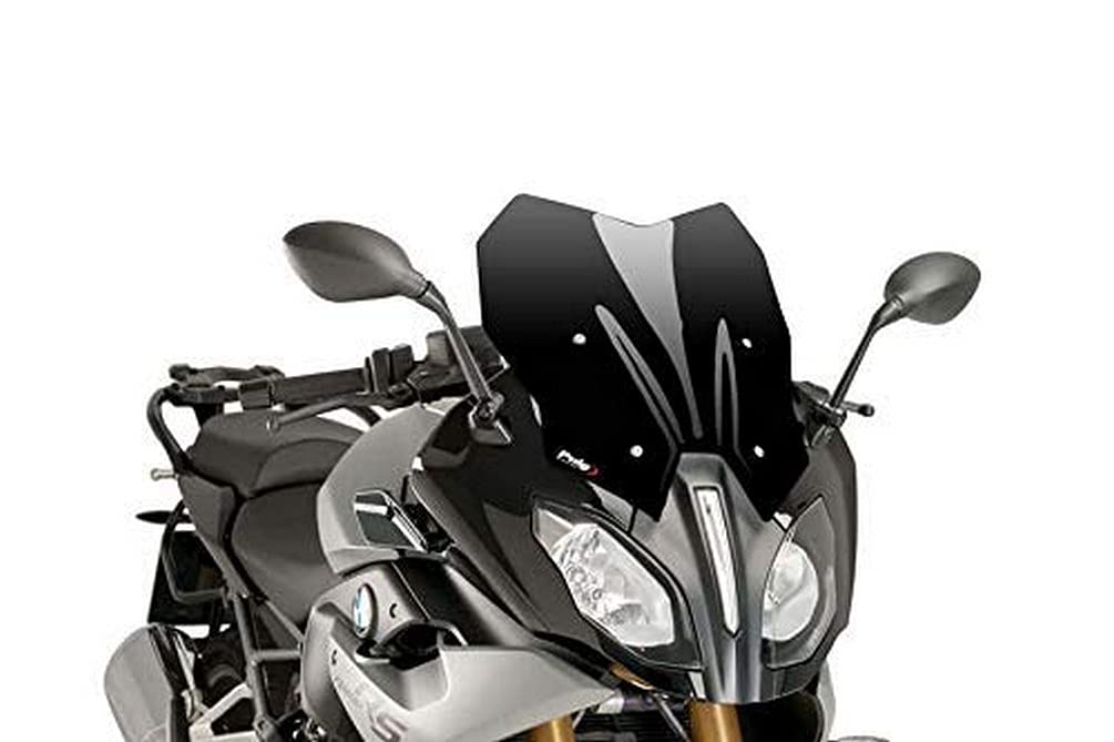 Puig 7616 N Racing Screen für BMW R1200 RS 15 "17-, N Schwarz, Schwarz
