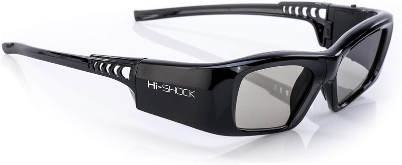 Hi-Shock BT/RF Pro Black Diamond | Bluetooth 3D Brille für 3DTV & 3D-RF Beamer von Sony, Epson, Jvc,