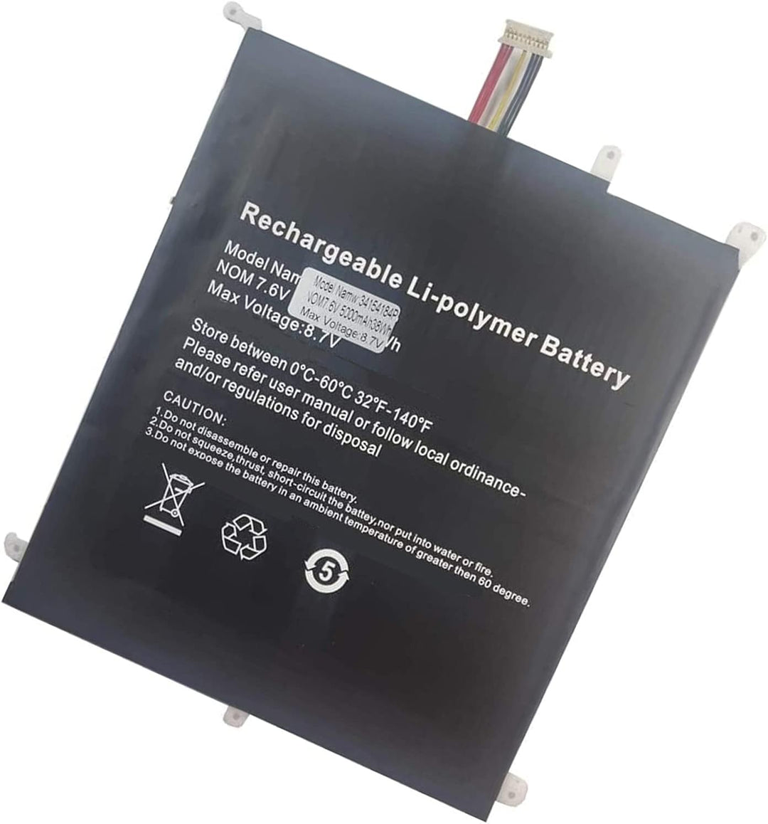 Backupower Ersatz HW-34154184 Akku Kompatibel mit Chuwi Aerobook G139 CWI547 CWI510 Tablet PC HW-341