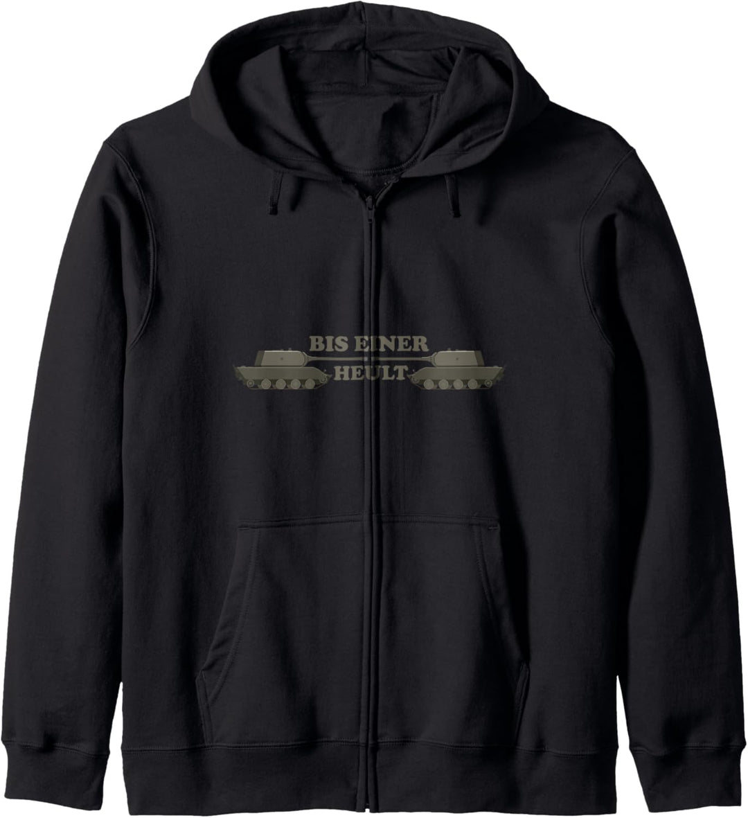 Bis einer heult Panzer Kapuzenjacke