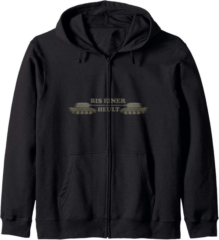Bis einer heult Panzer Kapuzenjacke